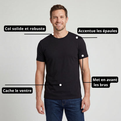 T-shirt à col rond Classic