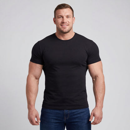 T-shirt à col rond Classic